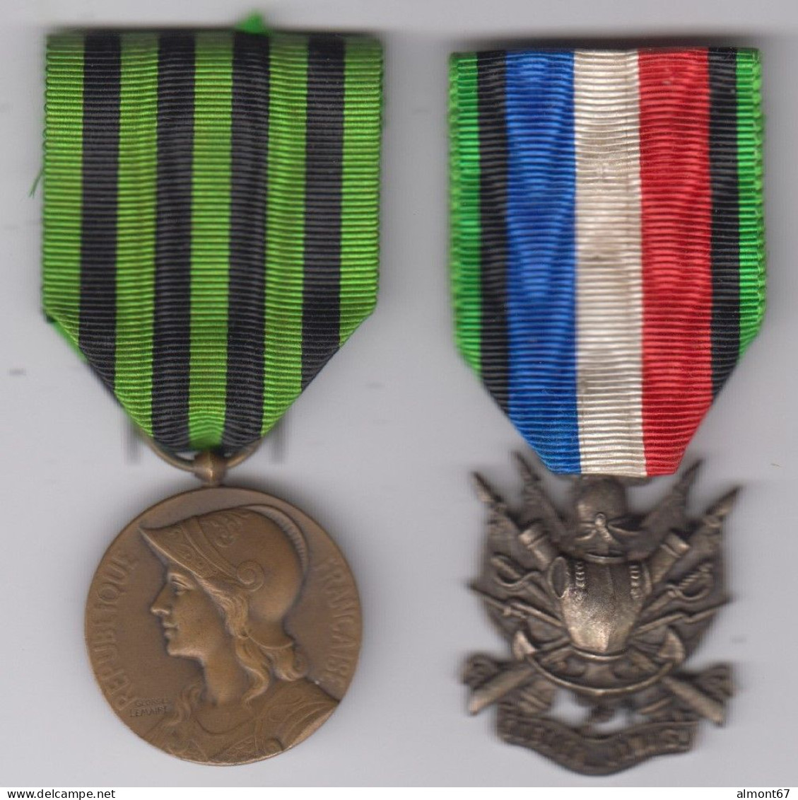 2 Médailles Guerre 1870 - 1871 - Antes De 1871