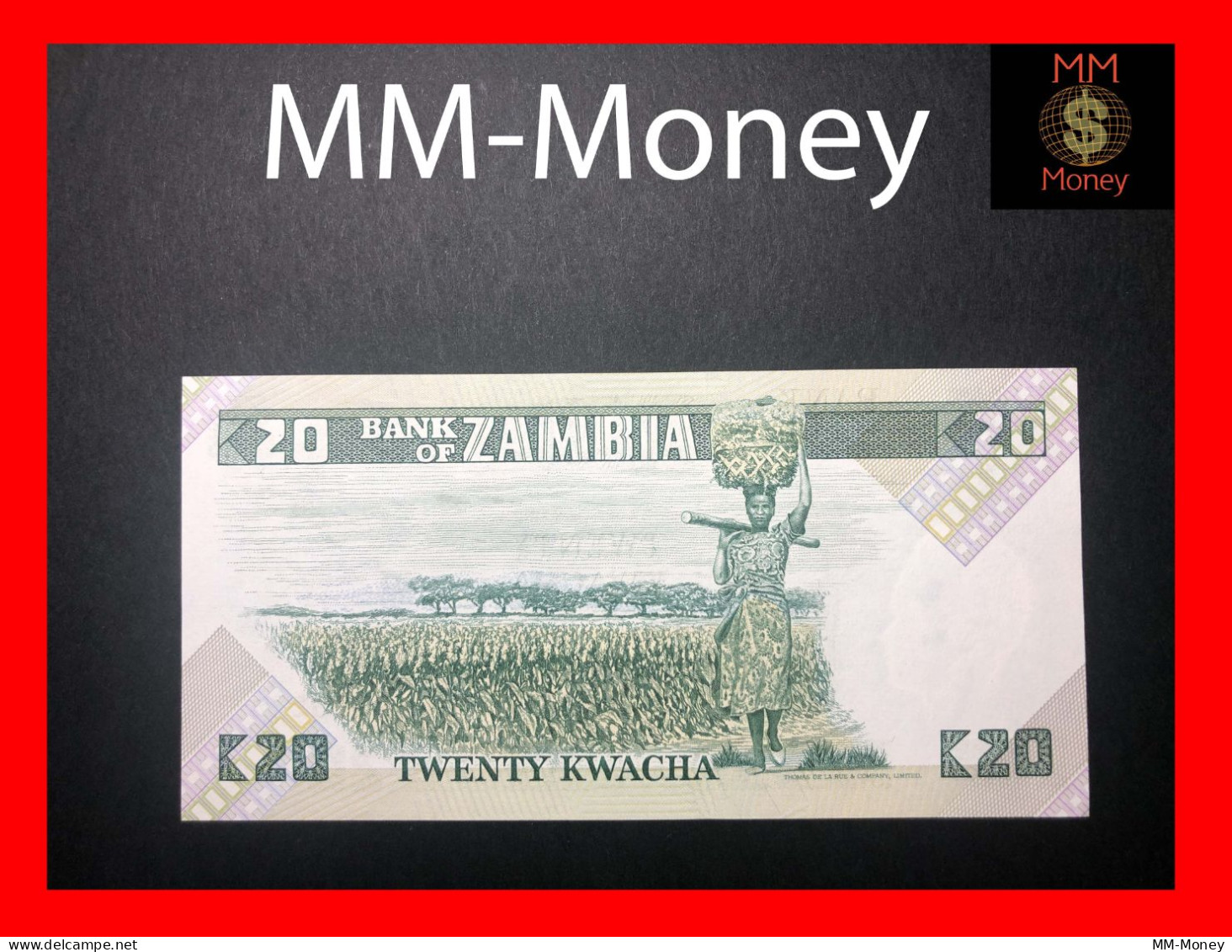 ZAMBIA  20 Kwacha  1986  P.  27  "sig. L. S. Chivuno"   UNC - Zambie