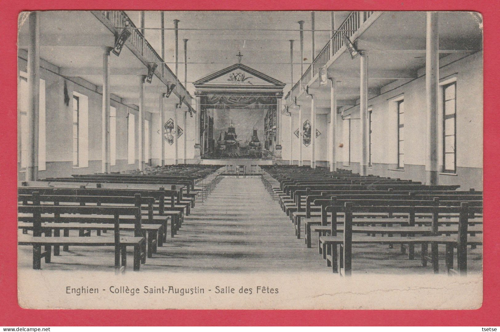 Enghien - Collège St-Augustin - Salle Des Fêtes - 1910 ( Voir Verso ) - Enghien - Edingen