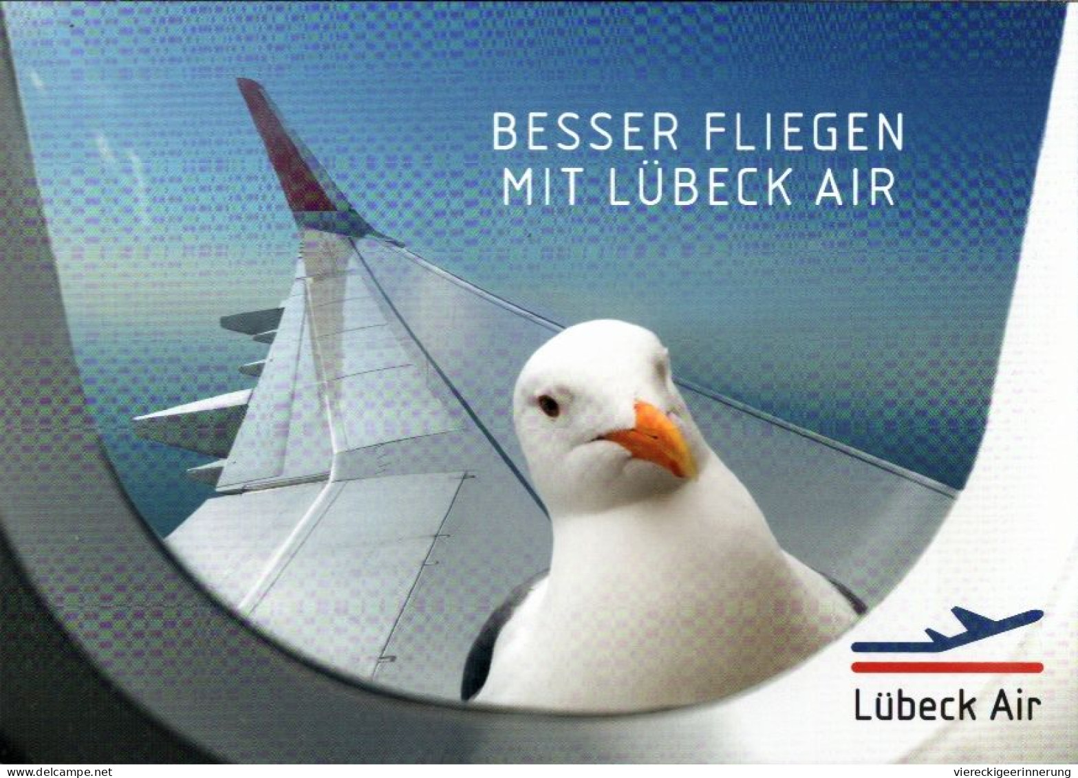 ! Moderne Ansichtskarte Lübeck Air , Möwe - 1946-....: Moderne