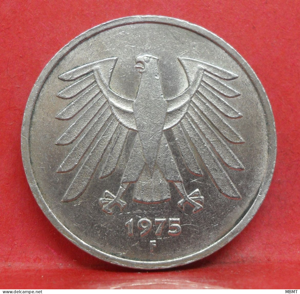 5 Mark 1975 F - TTB - Pièce Monnaie Allemagne - Article N°1566 - 5 Mark