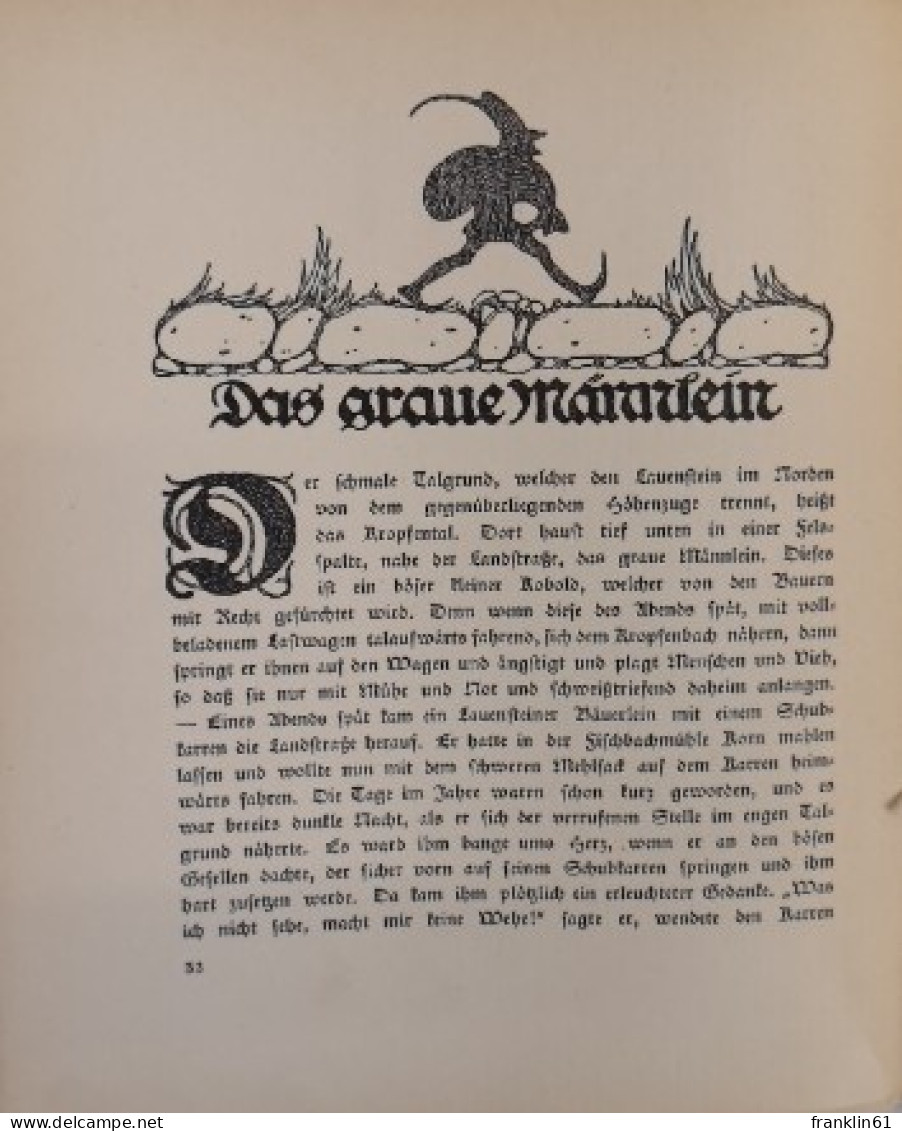 Altfränkische Sagen Und Märchen. - Racconti E Leggende