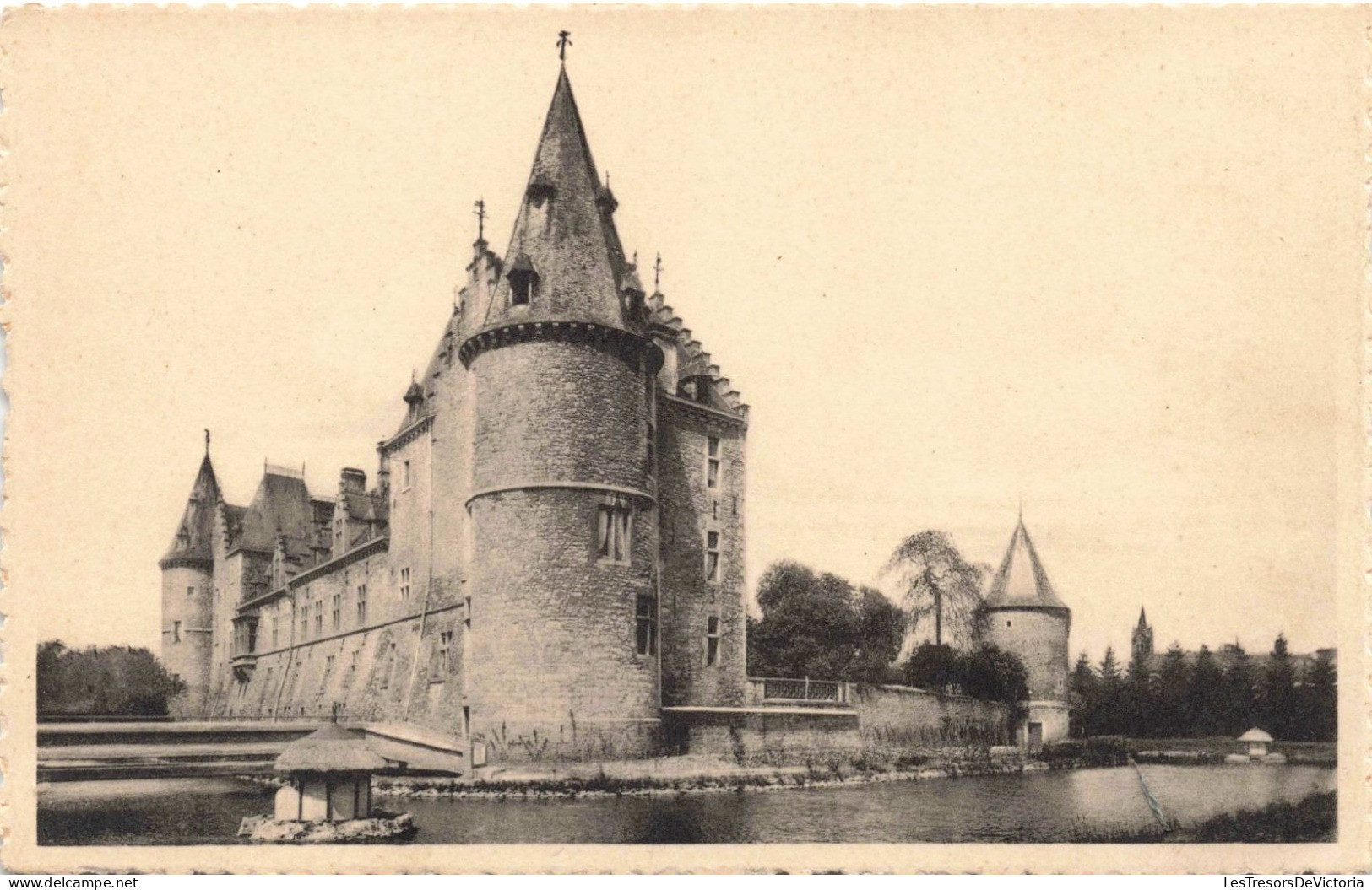 BELGIQUE - Braives - "Quiétude" - Château De Fallais - Le Château Vu Parc - Carte Postale Ancienne - Braives