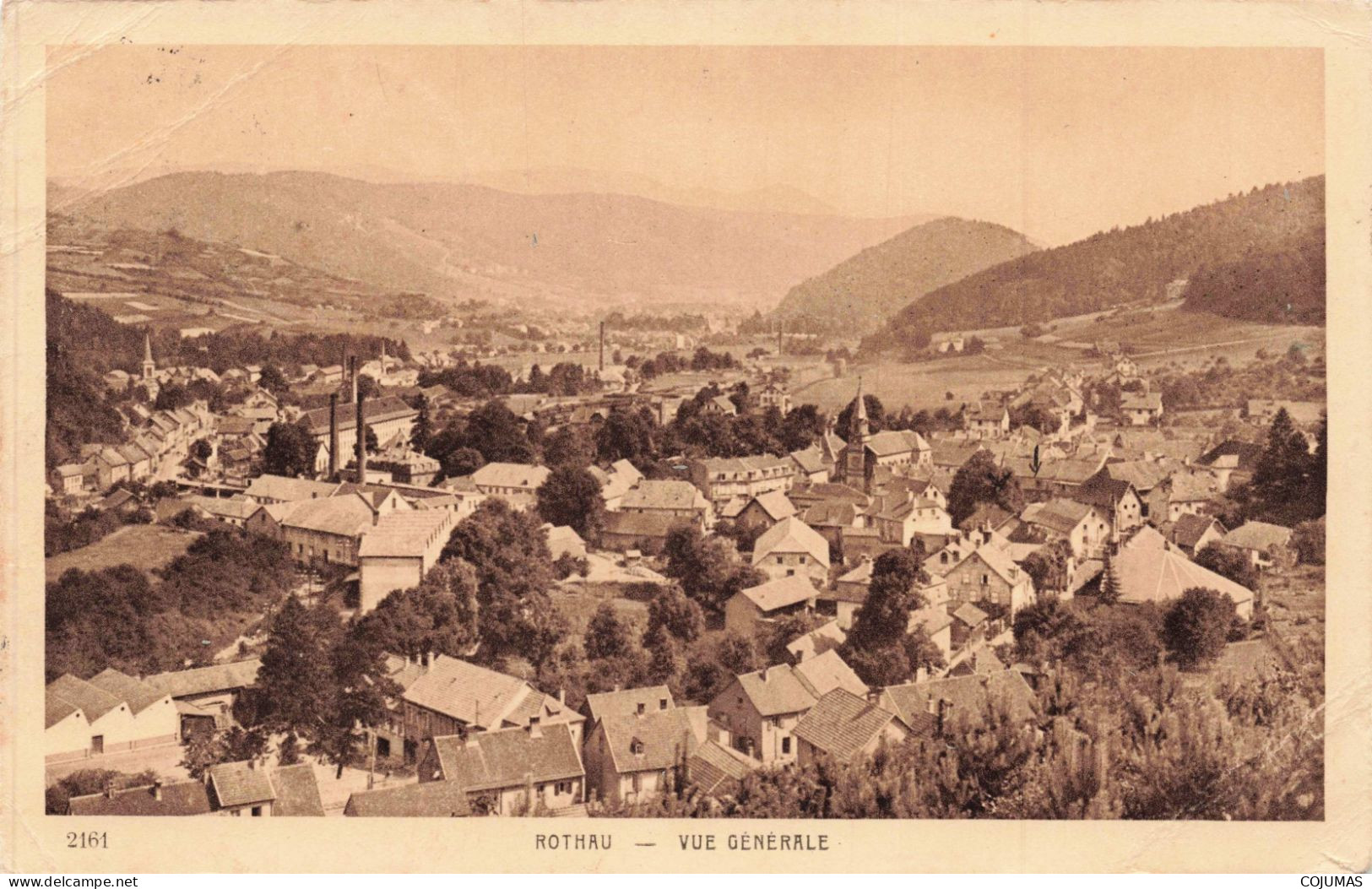 67 - ROTHAU _S22395_ Vue Générale - En L'état Plis - Rothau