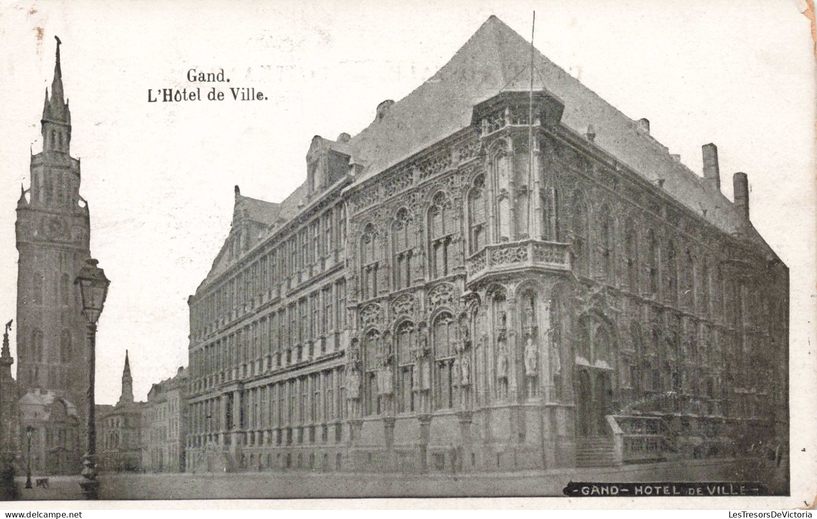 BELGIQUE - Gant - L'hôtel De Ville - Carte Postale Ancienne - Gent