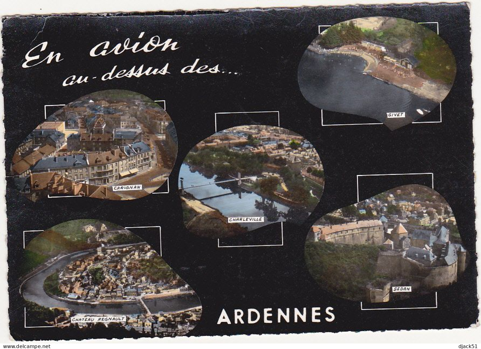 08 - EN AVION AU-DESSUS DES... ARDENNES / Multi-vues - 1965 - Champagne - Ardenne