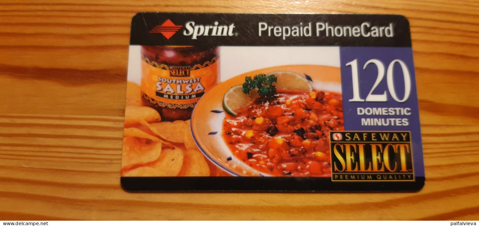 Prepaid Phonecard USA, Sprint - Food, Southwest Salsa - Sprint