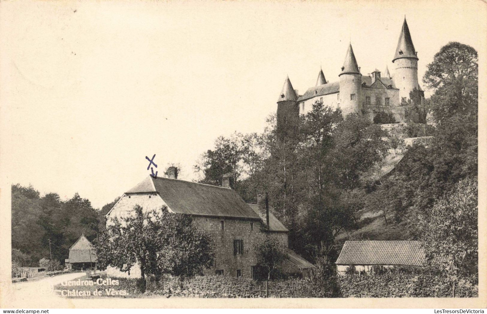 BELGIQUE - Houyet - Gendron Celles - Château De Vêves - Carte Postale Ancienne - Houyet