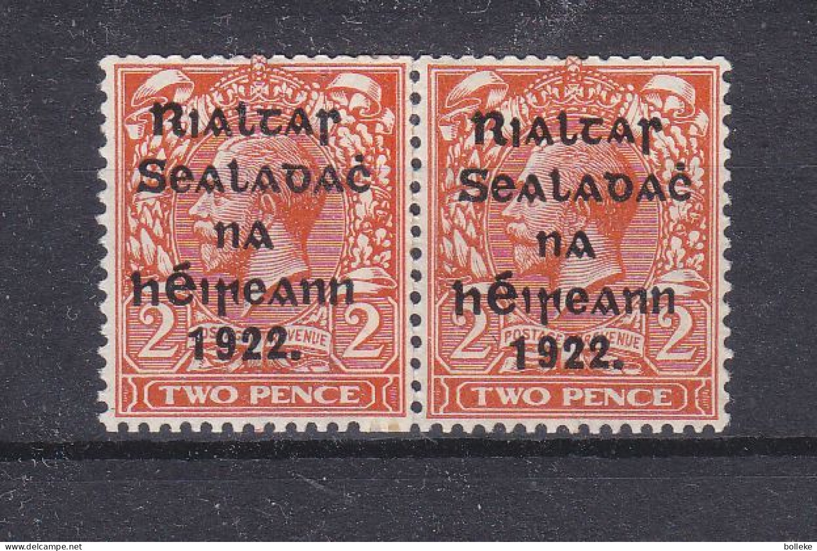 Irlande - Yvert 23 * - Timbres Rouleaux - Avec Raccord - - Neufs