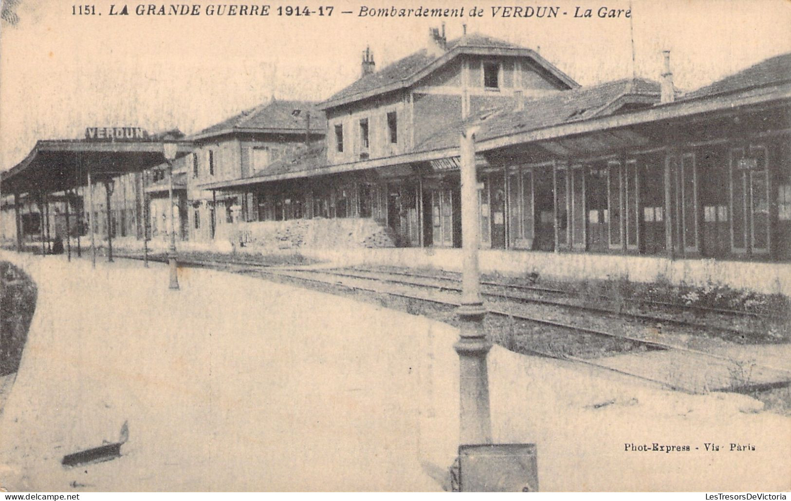 FRANCE - Bombardement De Verdun - La Gare - Carte Postale Ancienne - - Verdun