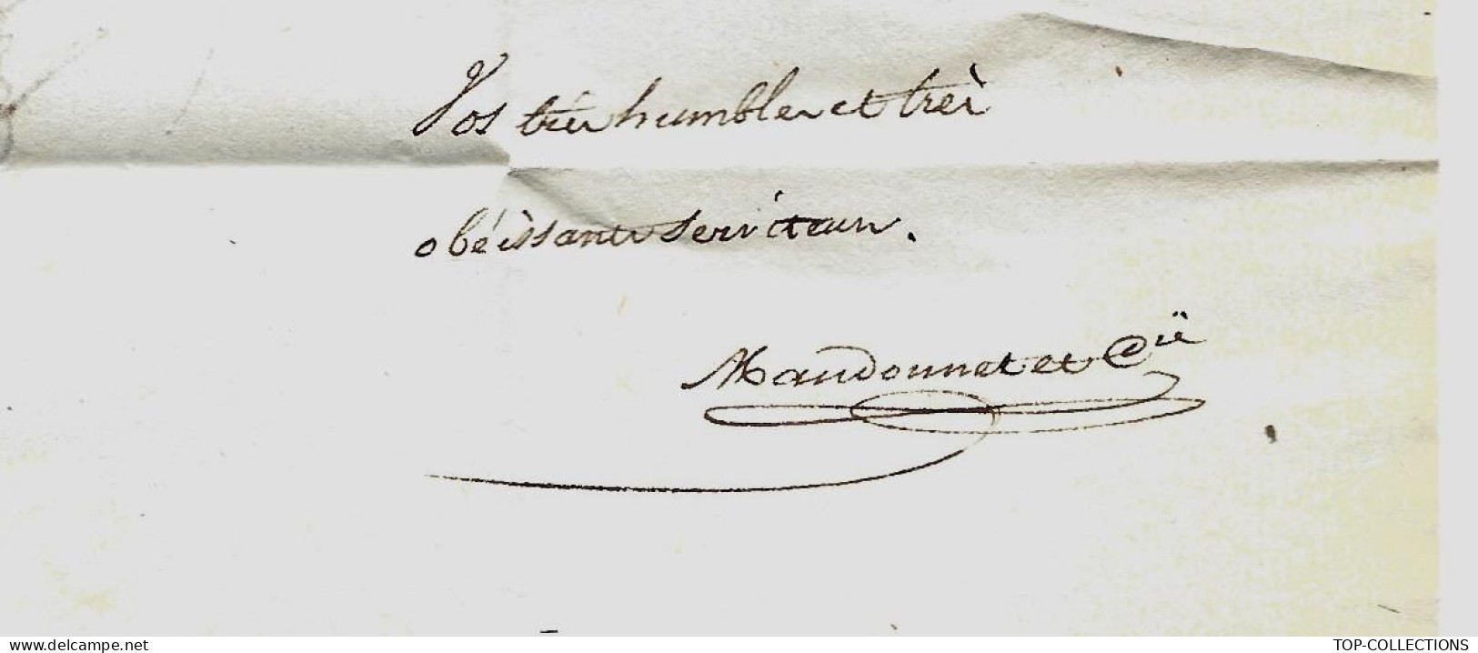 1827 LETTRE Par Mandonnet Maitre De Forges Jeand’heurs Meuse => Rozet Maitre De Forges Clos-Mortier Haute Marne - 1800 – 1899