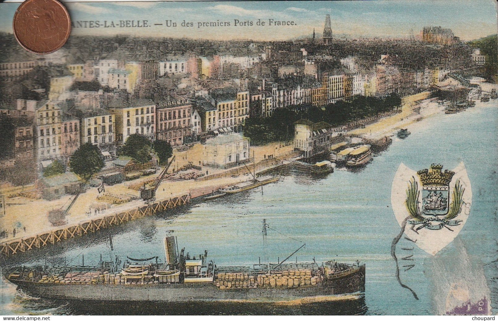 44 - Carte Postale Ancienne  De NANTES   Un Des Premiers Ports De France - Nantes