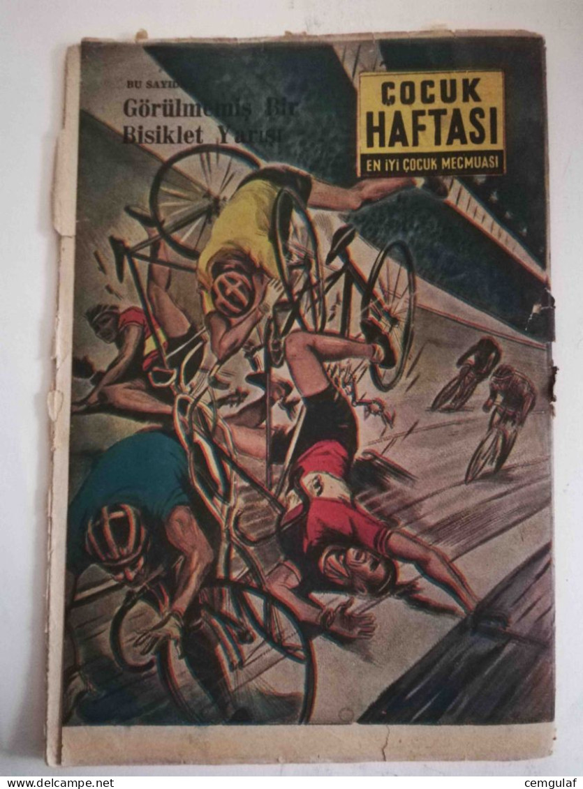 SUPERBOY Turkish Edition- Çocuk Haftası Sayı 79/ 1959 (THE MAGAZINE INCLUDES BUCK ROGERS AND SUPER BOY COMICS.) - Cómic Traducidos