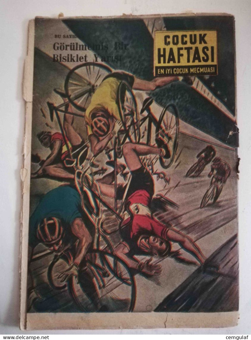 SUPERBOY Turkish Edition- Çocuk Haftası Sayı 79/ 1959 (THE MAGAZINE INCLUDES BUCK ROGERS AND SUPER BOY COMICS.) - Fumetti Tradotti