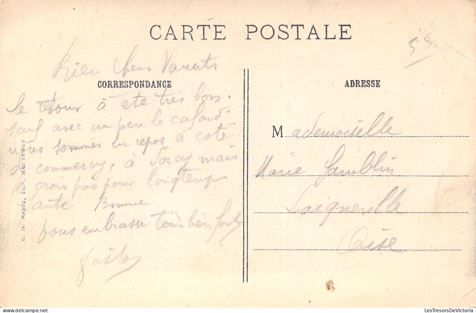 FRANCE - Sorcy - Chateau De Saint Martin - Edition Veuve Brouet - Carte Postale Ancienne - - Sonstige & Ohne Zuordnung