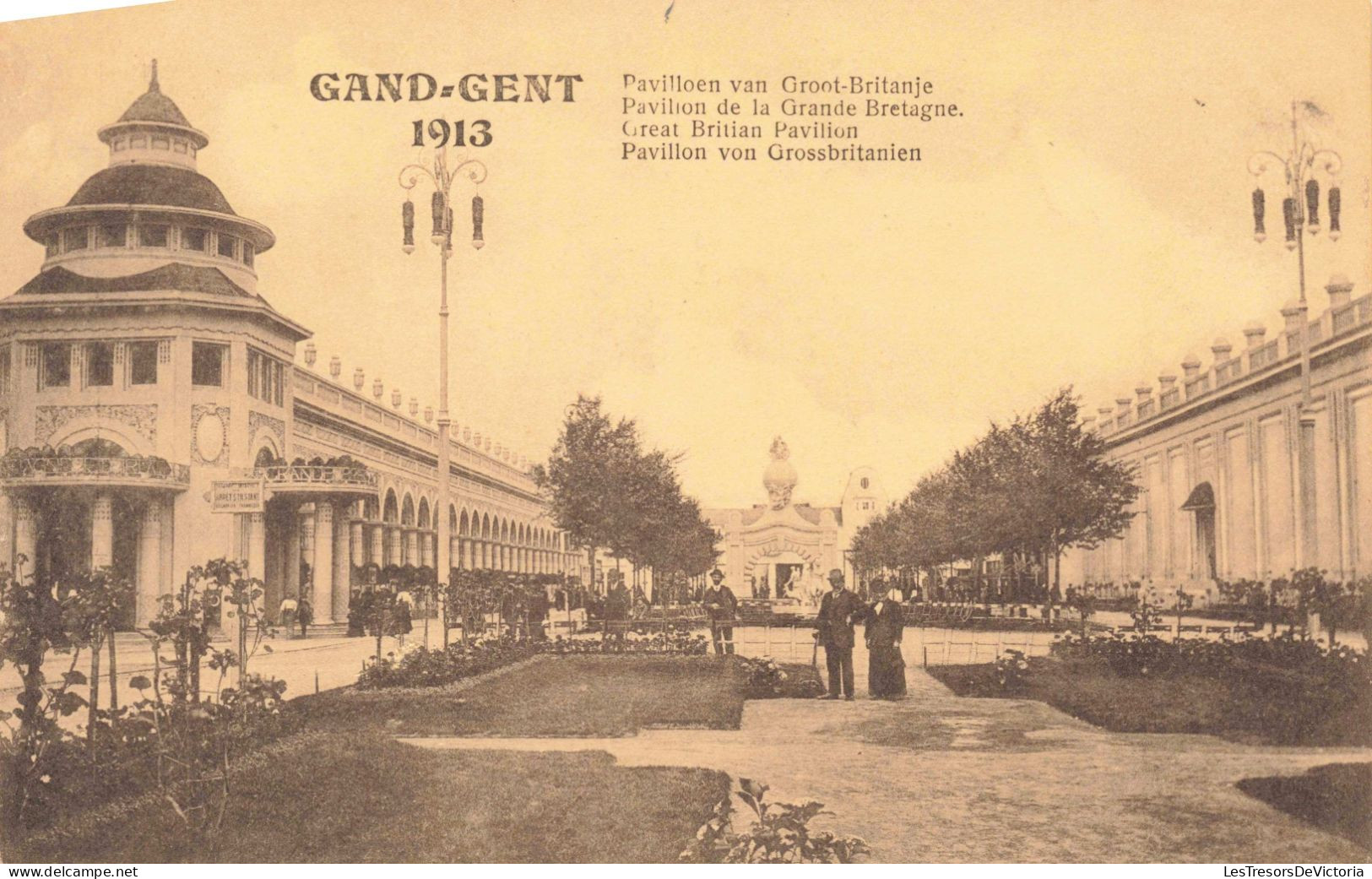 BELGIQUE - Gand - Pavillon De La Grande Bretagne - Carte Postale Ancienne - Gent