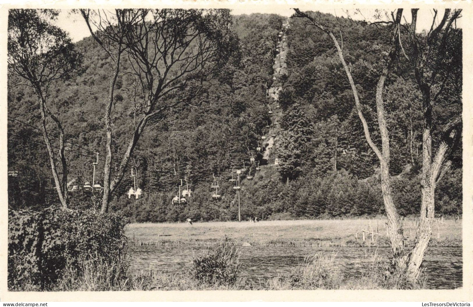 BELGIQUE - Coo - Télésiège Passant Sur L'Ambiève - Carte Postale Ancienne - Altri & Non Classificati