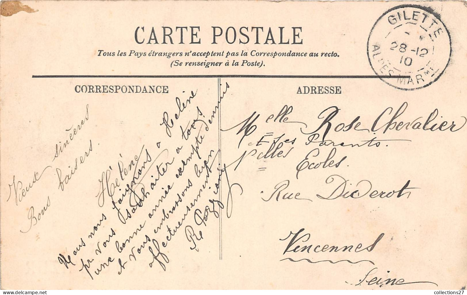 LOT- DE 4000 CARTES POSTALES ANCIENNES FRANCE -DROUILLE ( QUELQUES EXEMPLES )