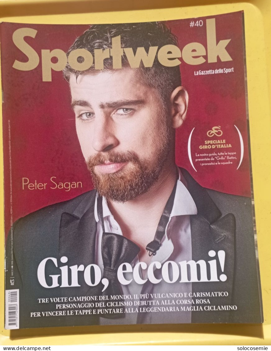 SPORTweek # 40 -2020 - In Copertina  Peter Sagan ( Ciclismo) - Sport