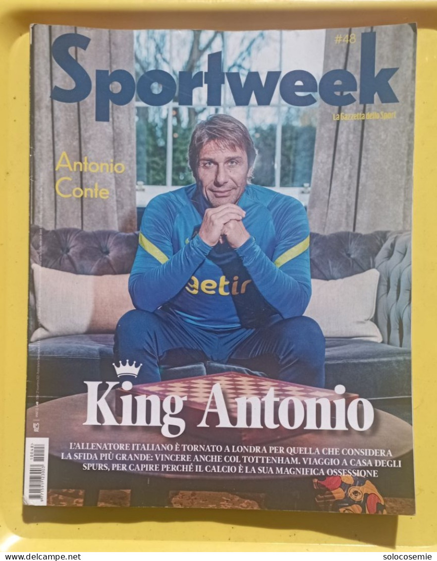 SPORTweek # 48 -2021 - In Copertina  Antonio Conte - Sport