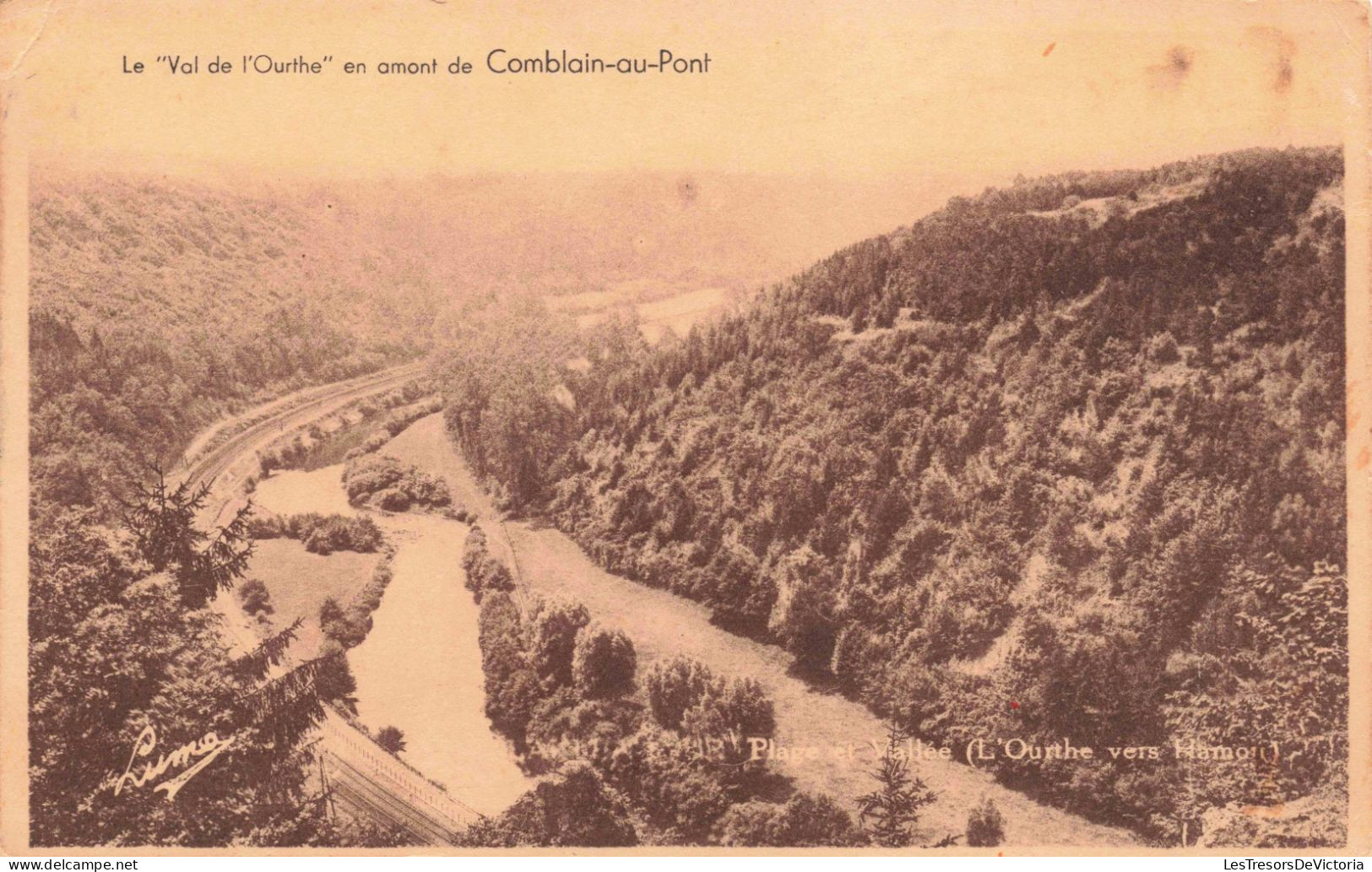 BELGIQUE - Le Vol De L'Ourthe En Amont De Comblain Au Pont - Carte Postale Ancienne - Comblain-au-Pont