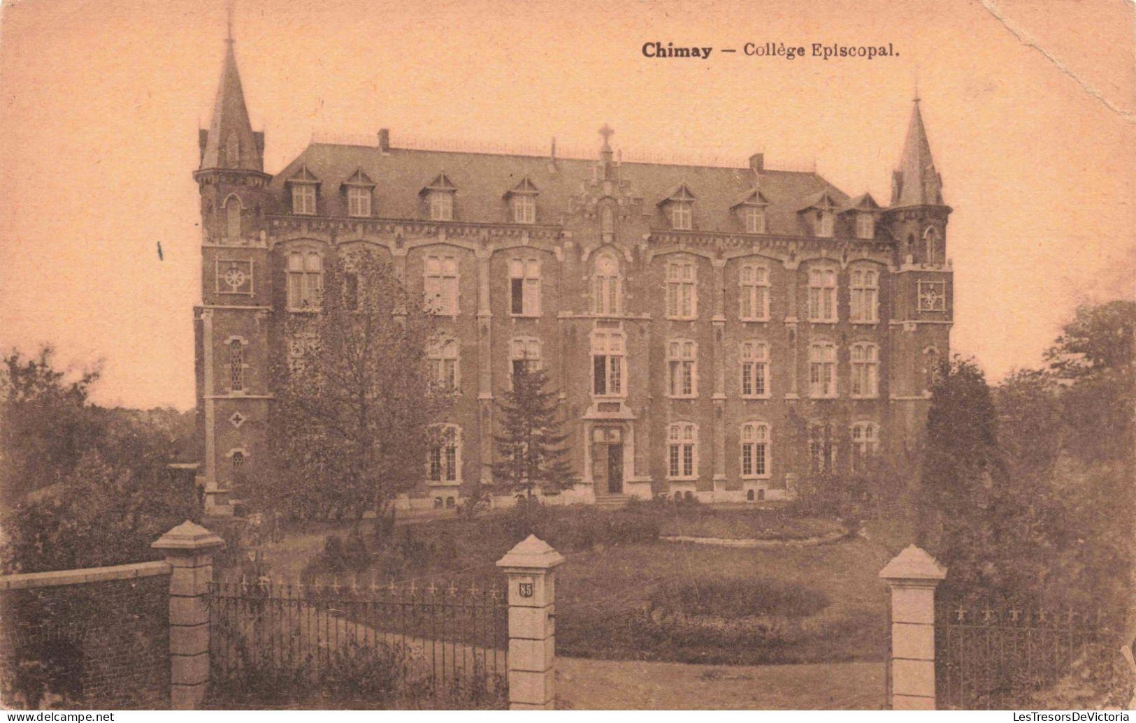 BELGIQUE - Chimay - Collège Episcopal - Carte Postale Ancienne - Chimay