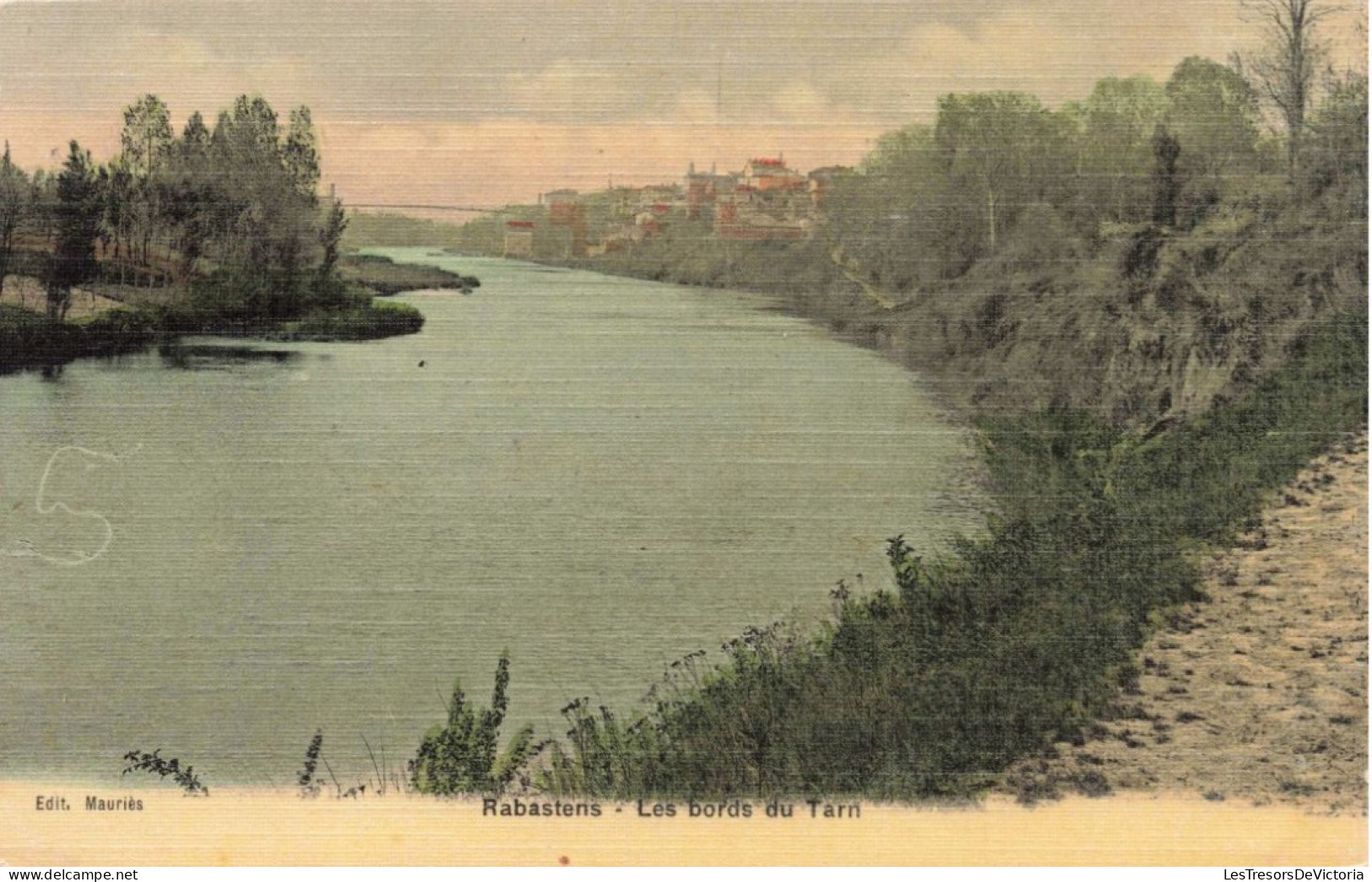 FRANCE - Tarn - Rabastens - Les Bords Du Tarn - Colorisé - Carte Postale Ancienne - Rabastens