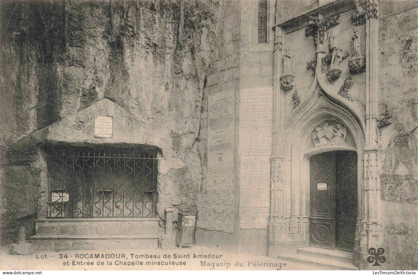 FRANCE - Tarn - Rocamadour - Tombeau De Saint Amadour - Carte Postale Ancienne - Rocamadour