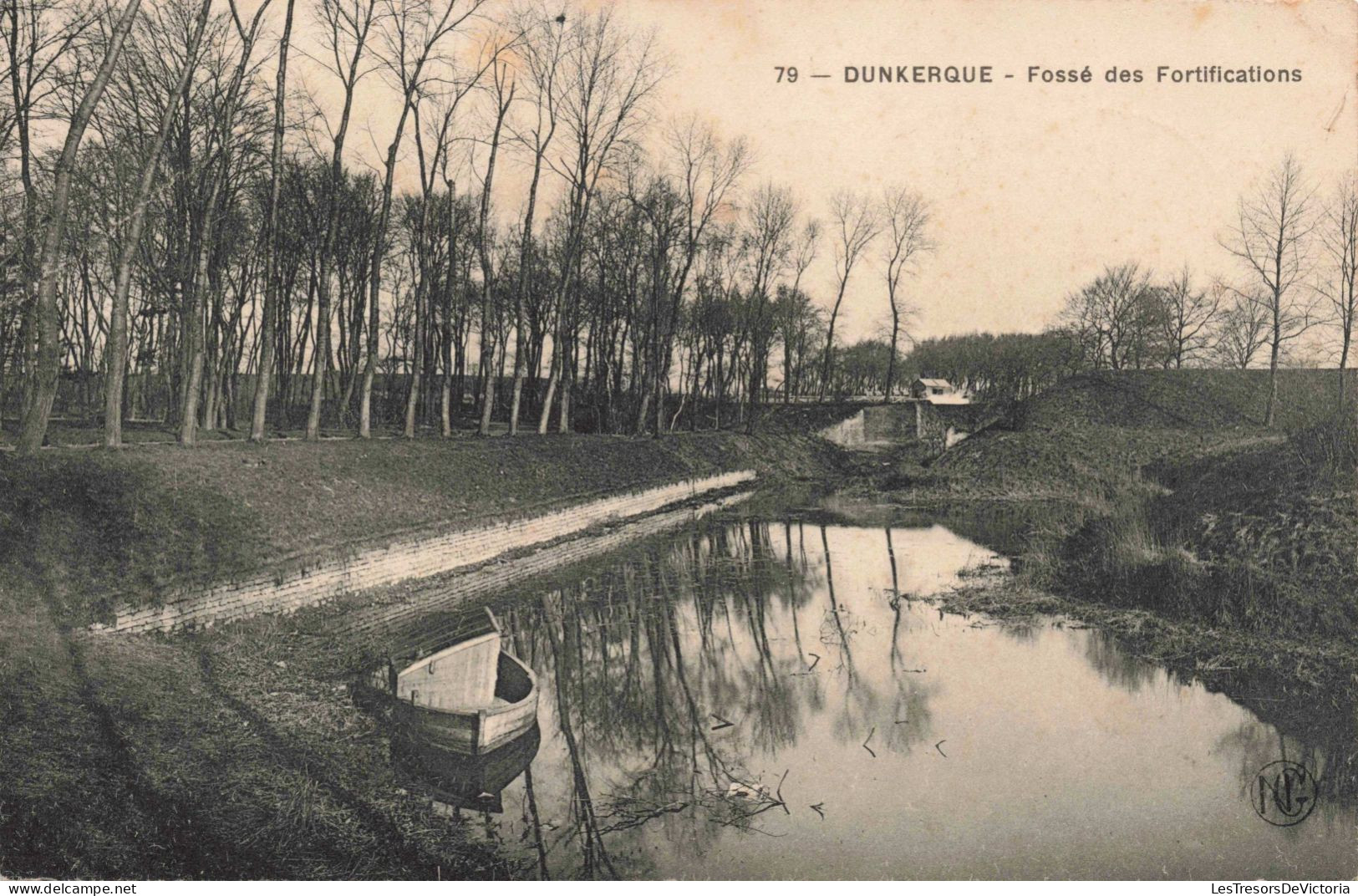 FRANCE - Dunkerque - Fossé Des Fortifications - Carte Postale Ancienne - Dunkerque