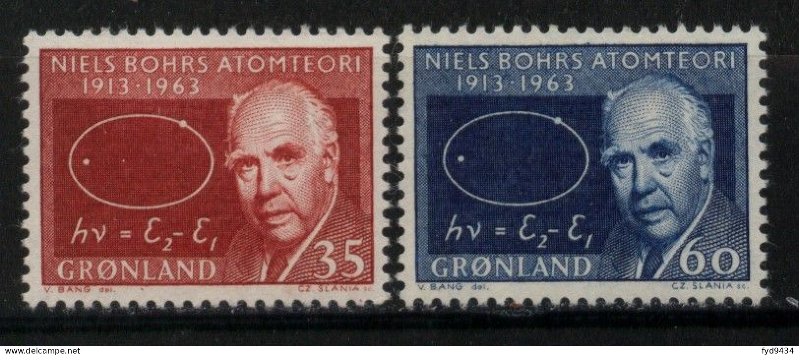 N° 53 Et N° 54 Du Groenland - X X - ( E 1156 ) - Atom