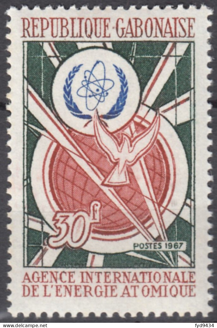 N° 215 Du Gabon - X X - ( E 70 ) - Atomo