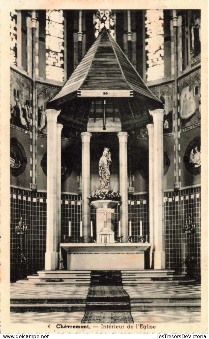 PAYS BAS - Chèvremont - Intérieur De L'Eglise - Carte Postale Ancienne - Chaudfontaine