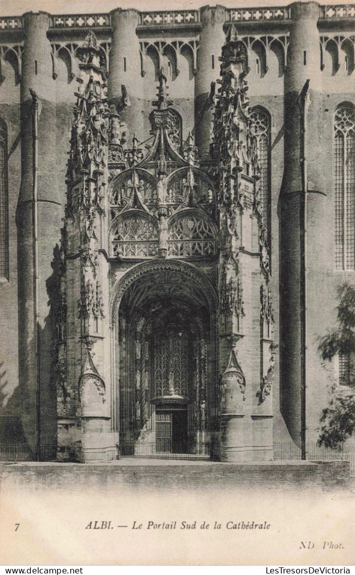 FRANCE - Albi - Le Portail De La Cathédrale - Carte Postale Ancienne - Albi