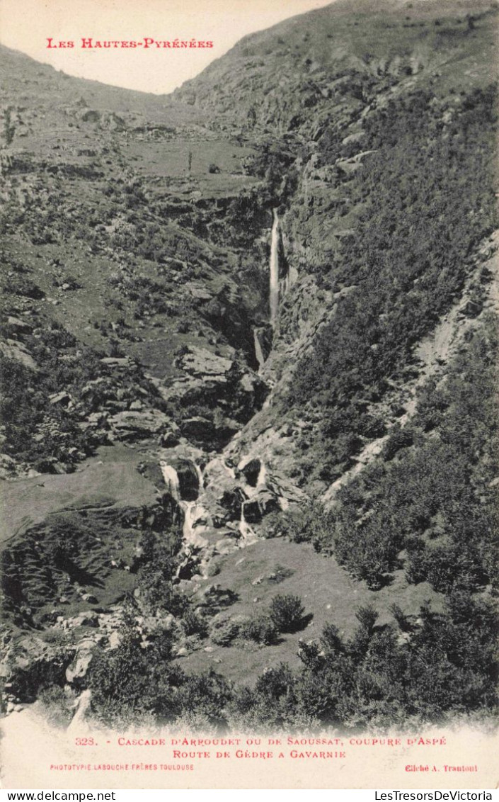 FRANCE - Gavarnie - Route De Gèdre - Cascade D'Aroudet - Carte Postale Ancienne - Gavarnie