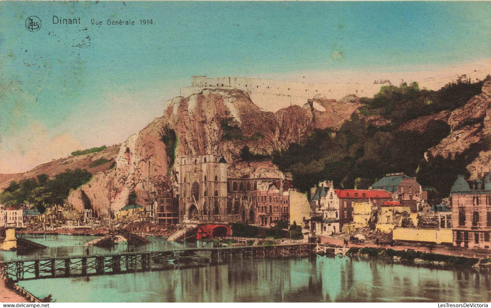 BELGIQUE - Dinant - Vue Générale 1914 - Colorisé - Carte Postale Ancienne - Dinant