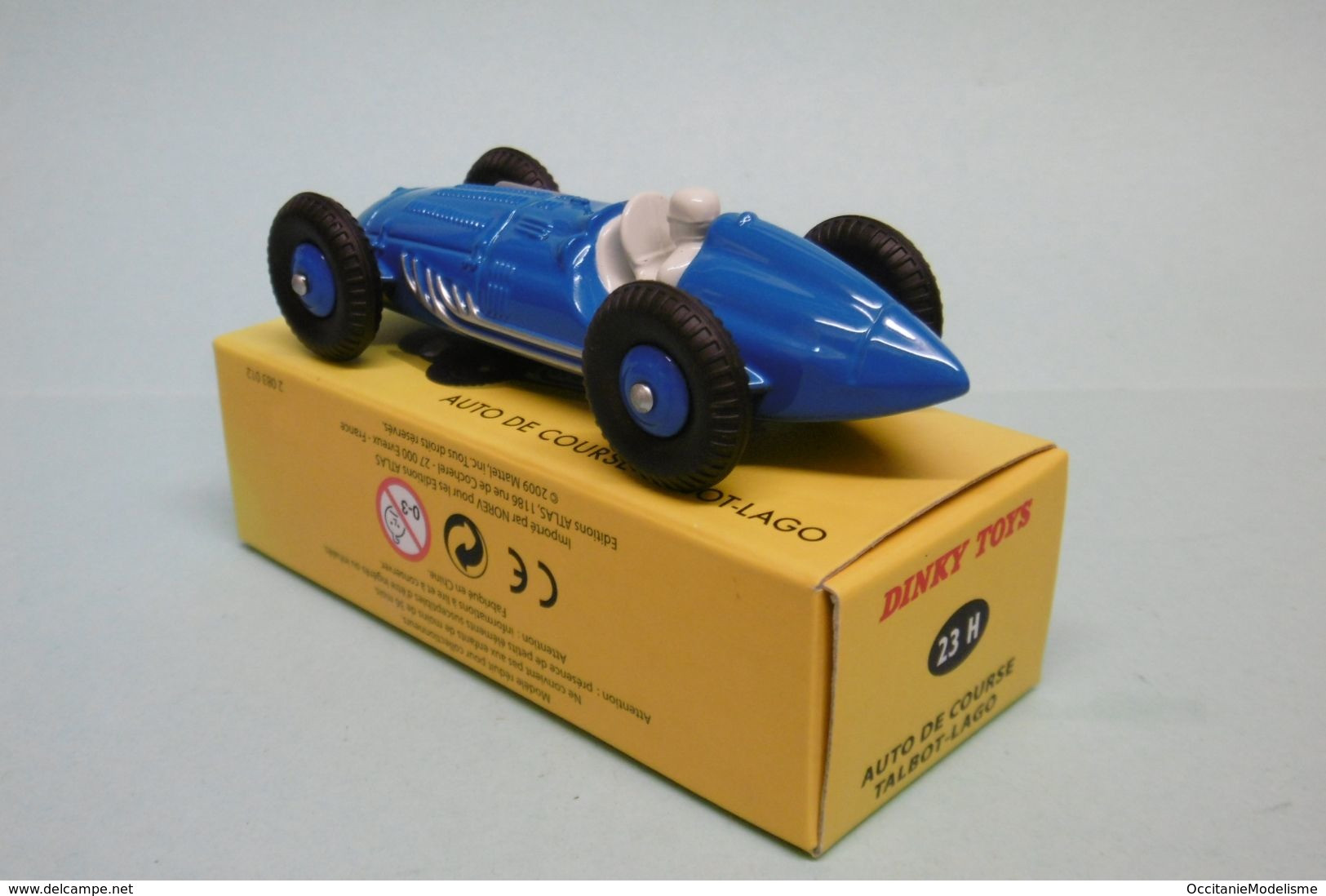 Dinky Toys / Atlas - TALBOT LAGO Auto De Course Bleu Réf. 23H Neuf NBO 1/43 - Dinky