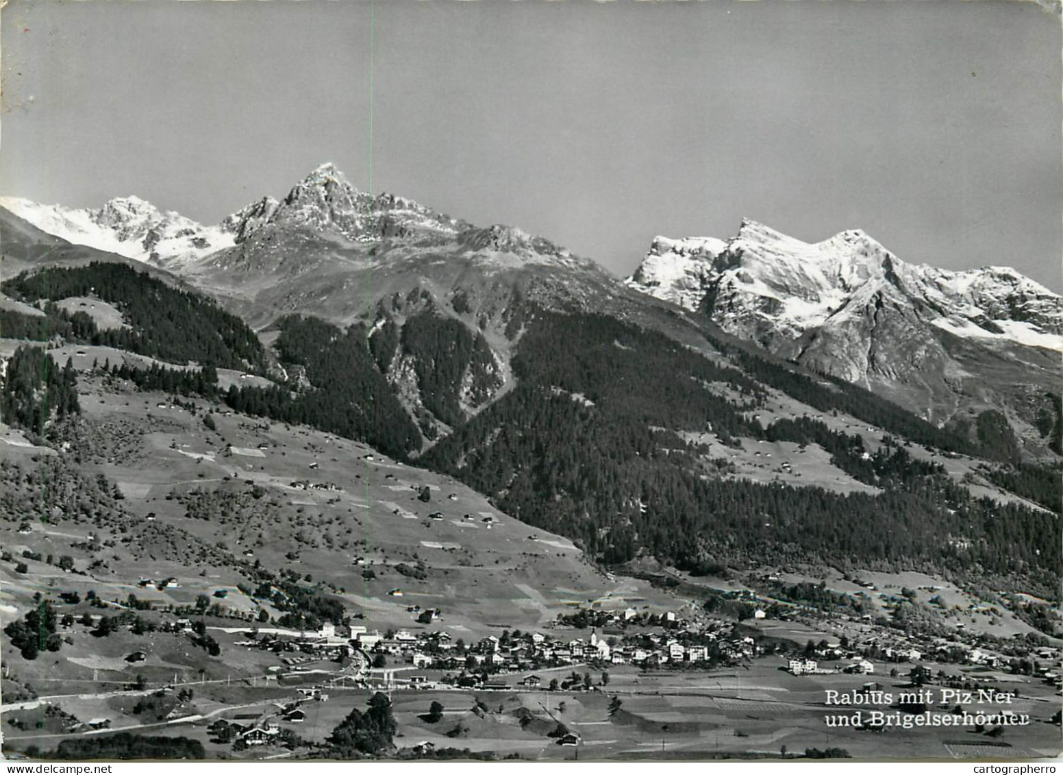 Switzerland Rabius Mit Piz Ner Und Brigelserhorner - Breil/Brigels