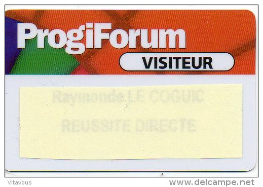 CARTE SALON - Progifum 1998 Card Karten (640) - Ausstellungskarten