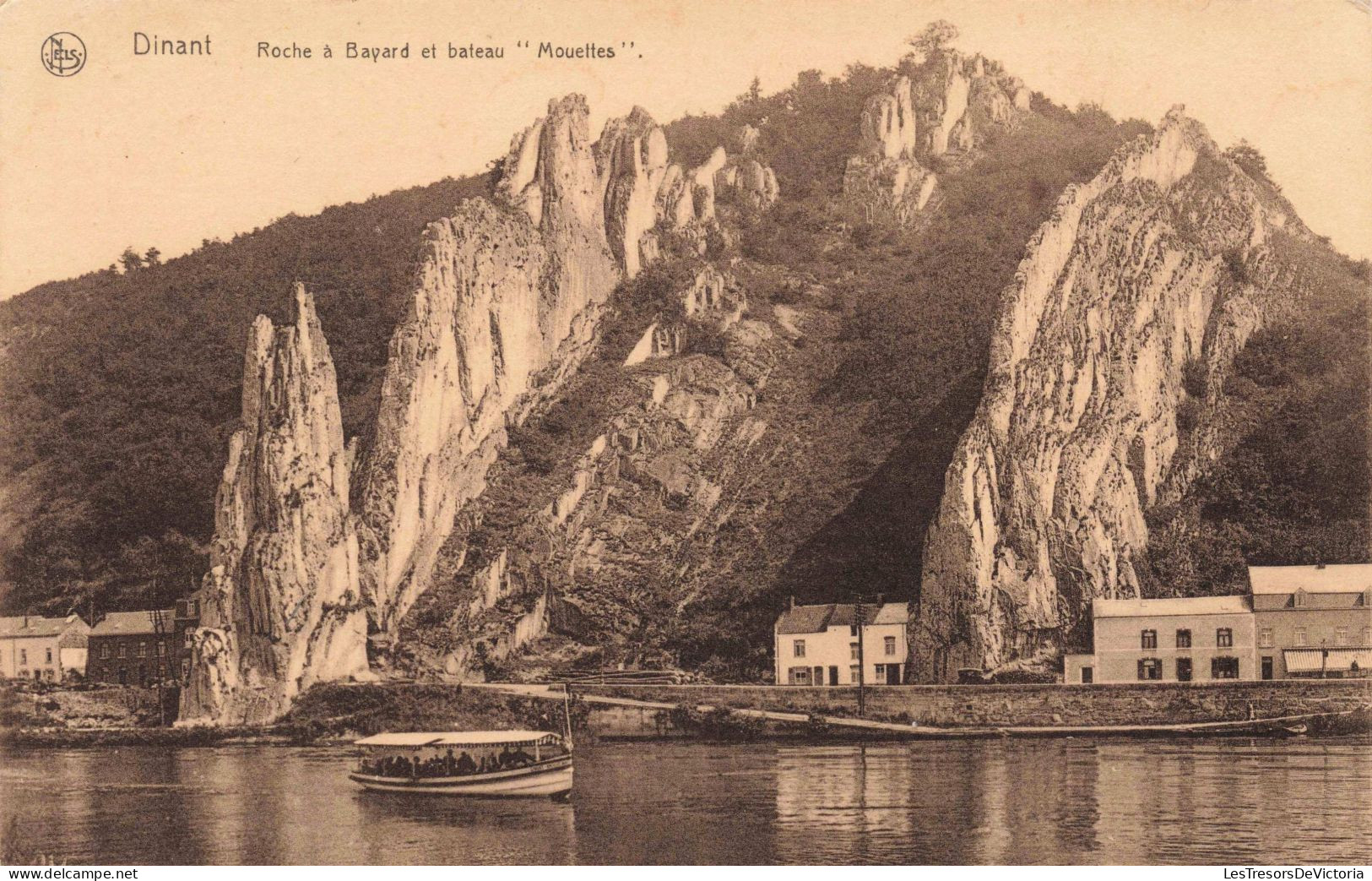 BELGIQUE - Dinant - Roche à Bayard Et Bateau "Mouettes" - Carte Postale Ancienne - Dinant