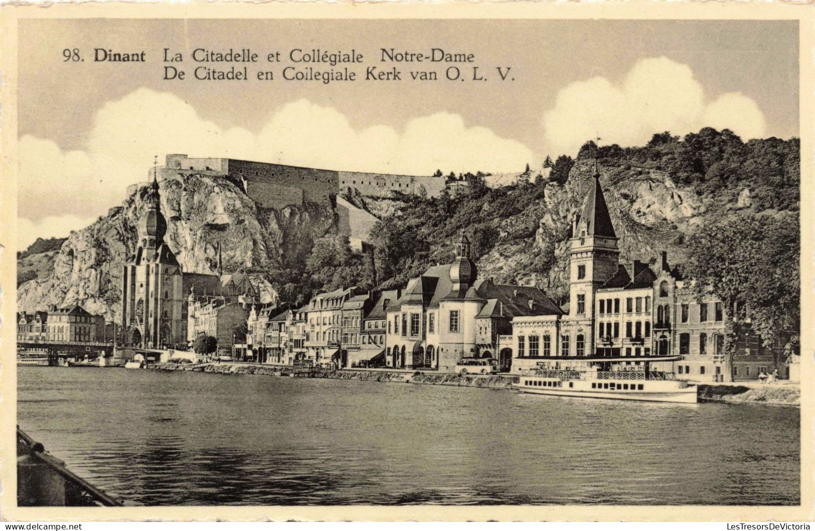 BELGIQUE - Dinant - La Citadelle Et Collégiale Notre Dame - Carte Postale Ancienne - Dinant