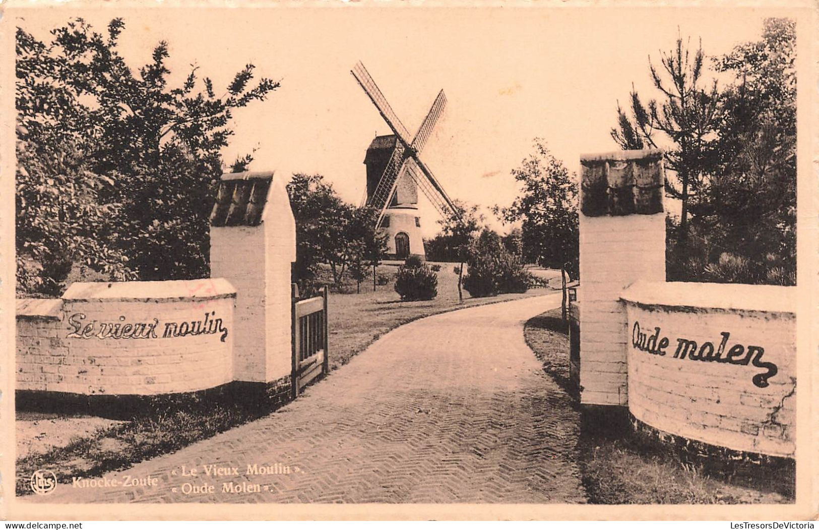 BELGIQUE - Flandre Occidentale - Knokke - Le Vieux Moulin - Carte Postale Ancienne - Monumentos, Edificios