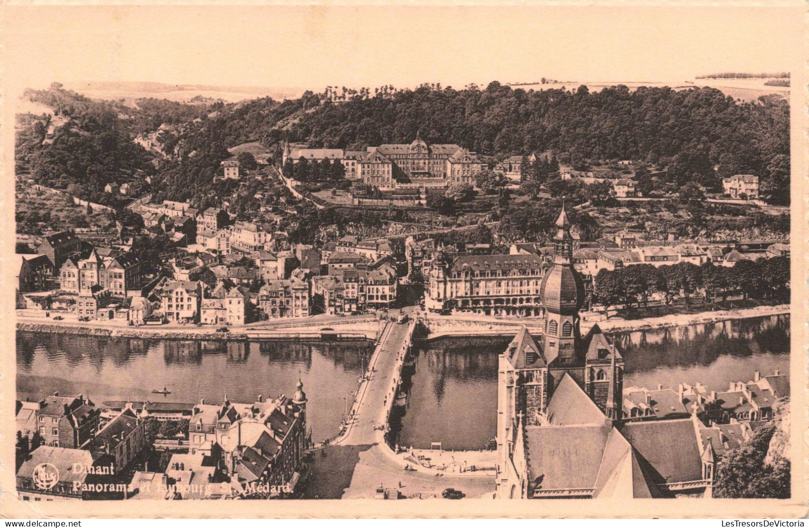 BELGIQUE - Dinant - Panorama Et Faubourg St Médard - Carte Postale Ancienne - Dinant