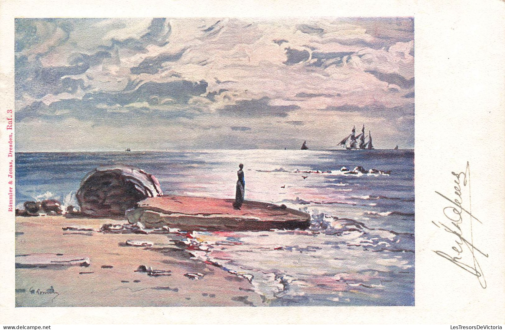 ARTS - Peintures Et Tableaux - Vue Sur La Mer - Carte Postale Ancienne - Malerei & Gemälde