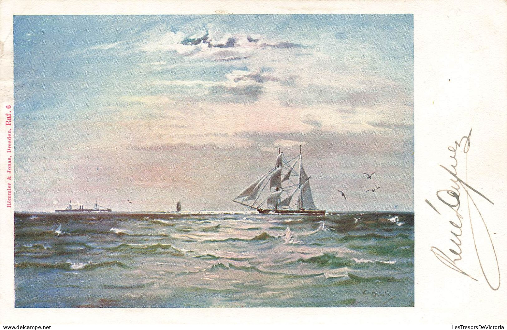 ARTS - Peintures Et Tableaux - Vue Sur La Mer - Carte Postale Ancienne - Malerei & Gemälde