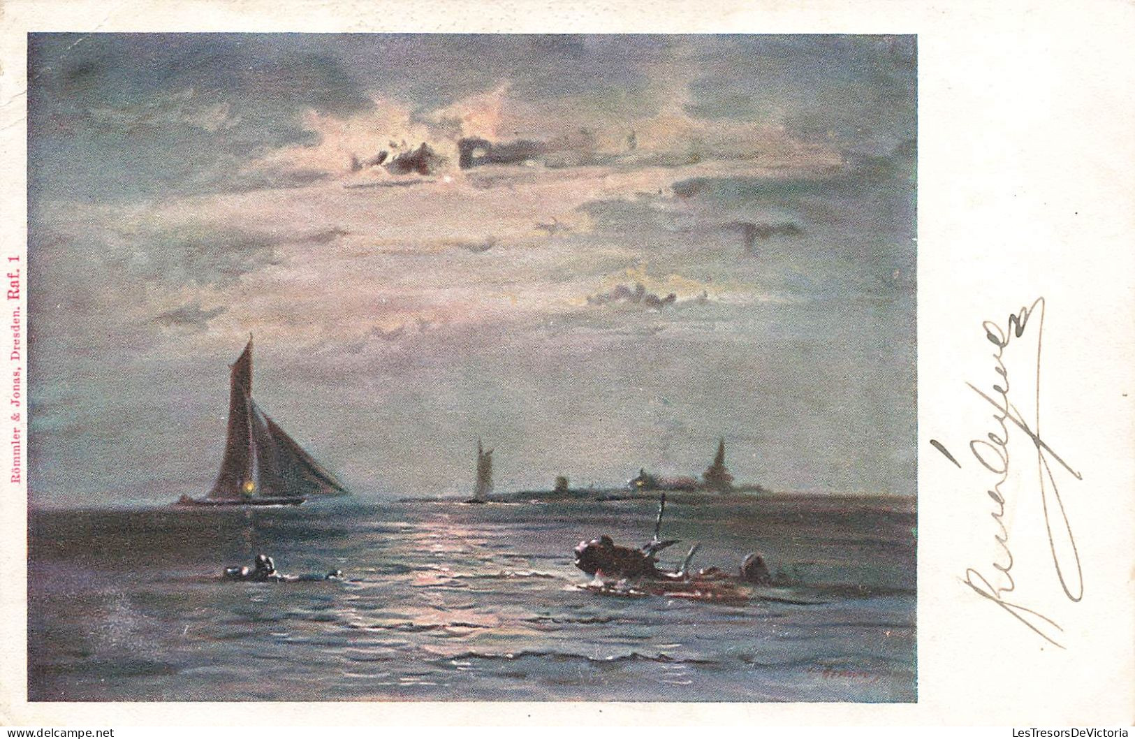 ARTS - Peintures Et Tableaux - Vue Sur La Mer - Carte Postale Ancienne - Malerei & Gemälde