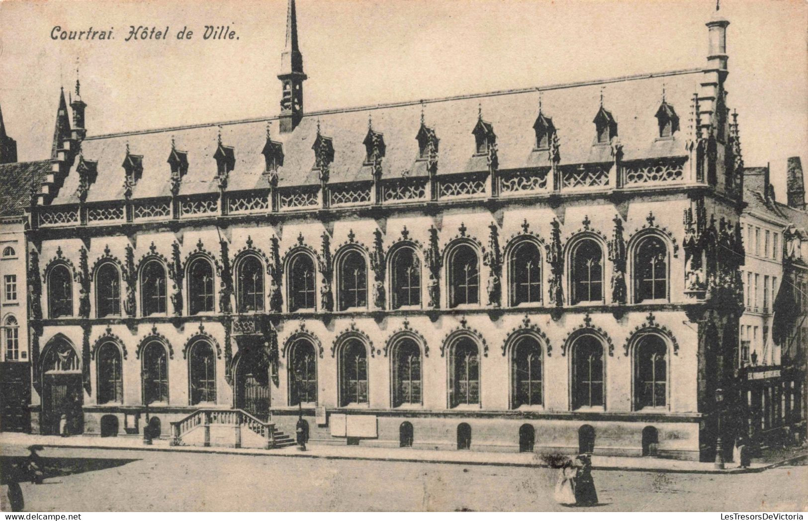 BELGIQUE - Courtrai - Hôtel De Ville - Carte Postale Ancienne - Kortrijk