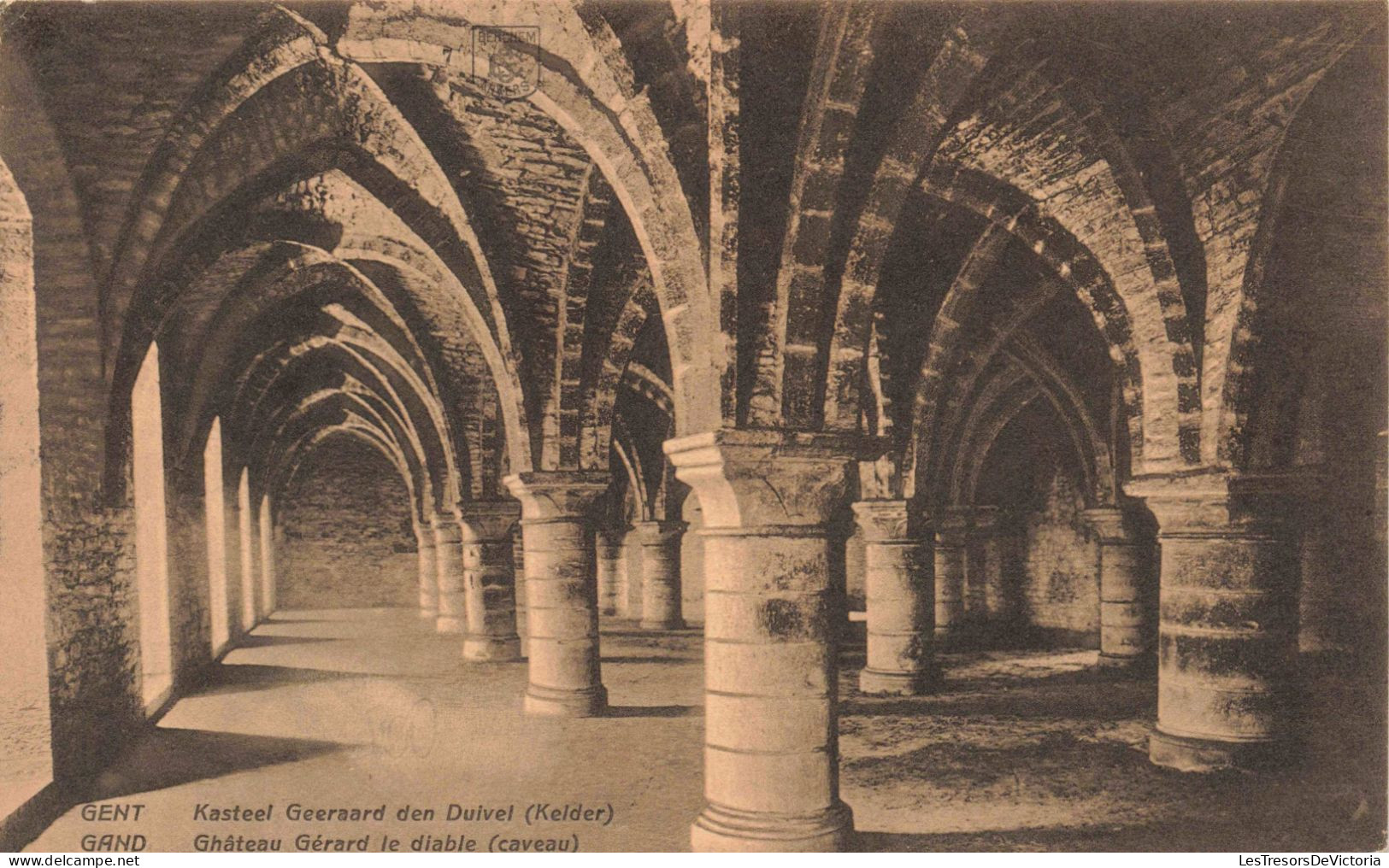 BELGIQUE - Gand - Château Gérard Le Diable (caveau)  - Carte Postale Ancienne - Gent