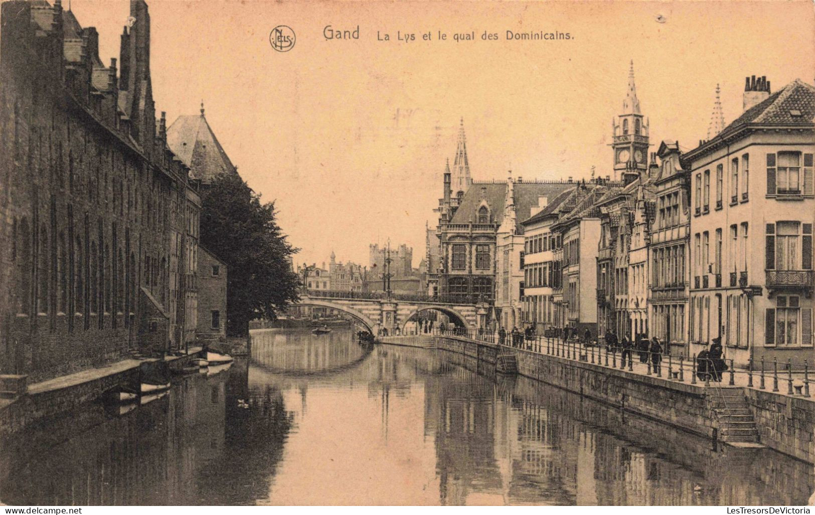 BELGIQUE - Gand - La Lys Et Le Quai Des Dominicains  - Carte Postale Ancienne - Gent