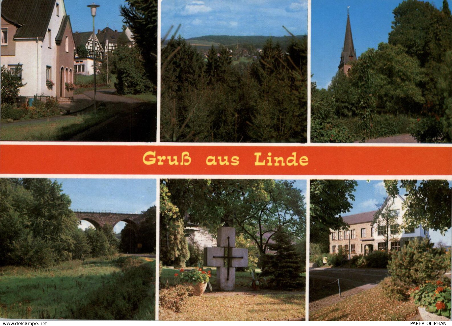 5253 LINDLAR - LINDE, Dorfansichten - Lindlar