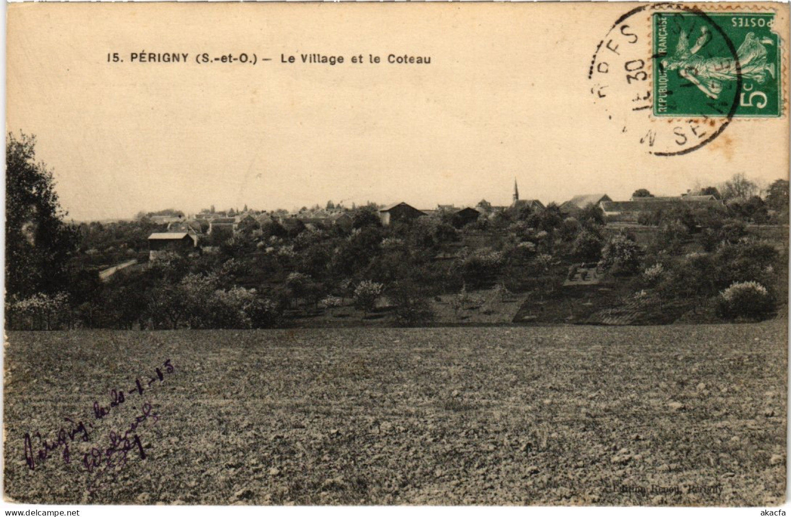 CPA PERIGNY Le Village Et Le Coteau (1352531) - Perigny